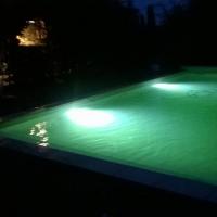éclairage piscine
